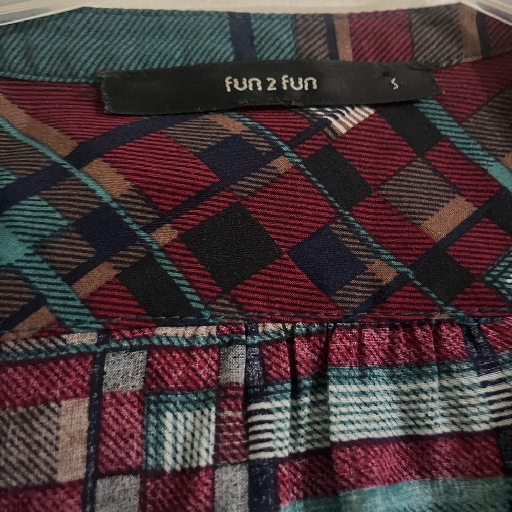Plaid ModCloth blouse - Picture 2 of 3